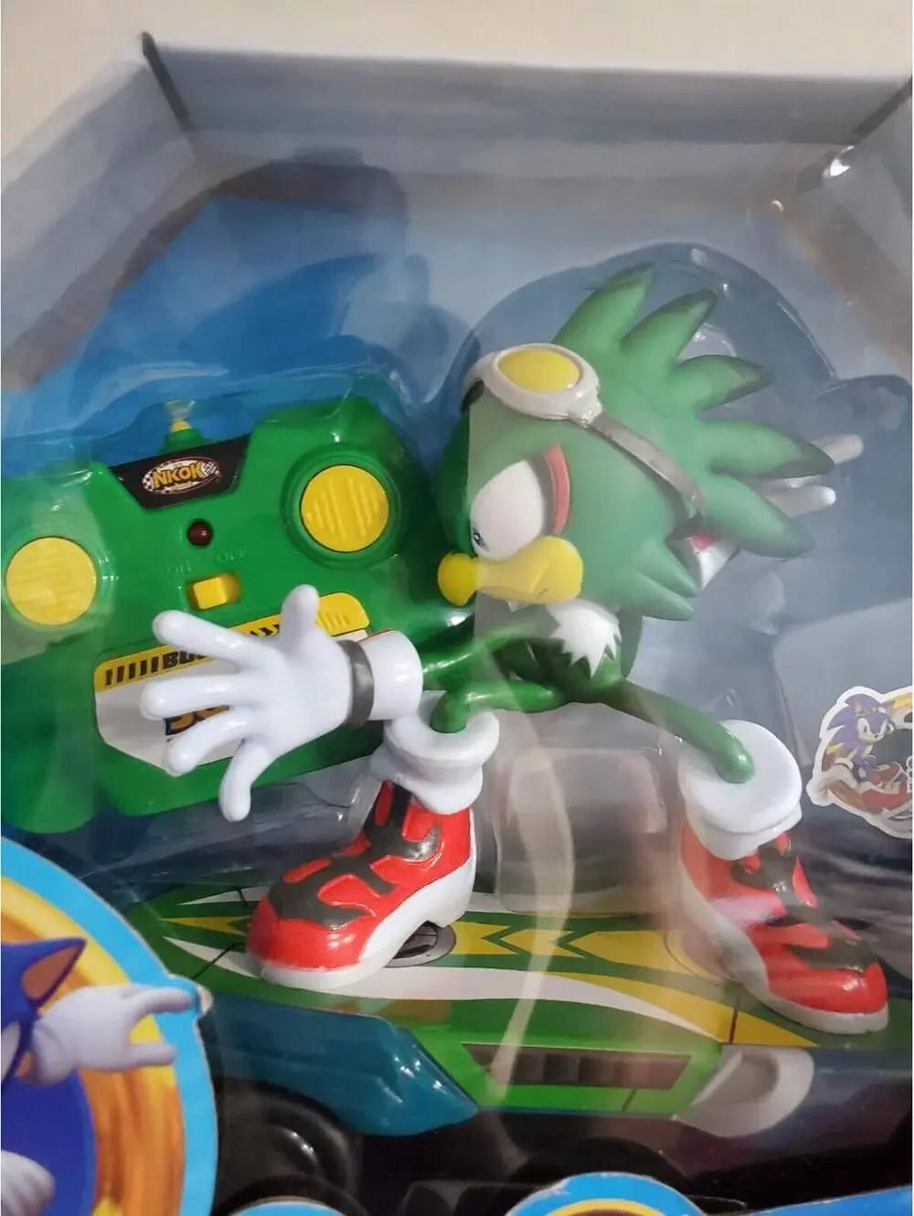 SEGA Sonic Hedgehog Free Riders Jet The Hawk RC Skate Board Fig Remote Control